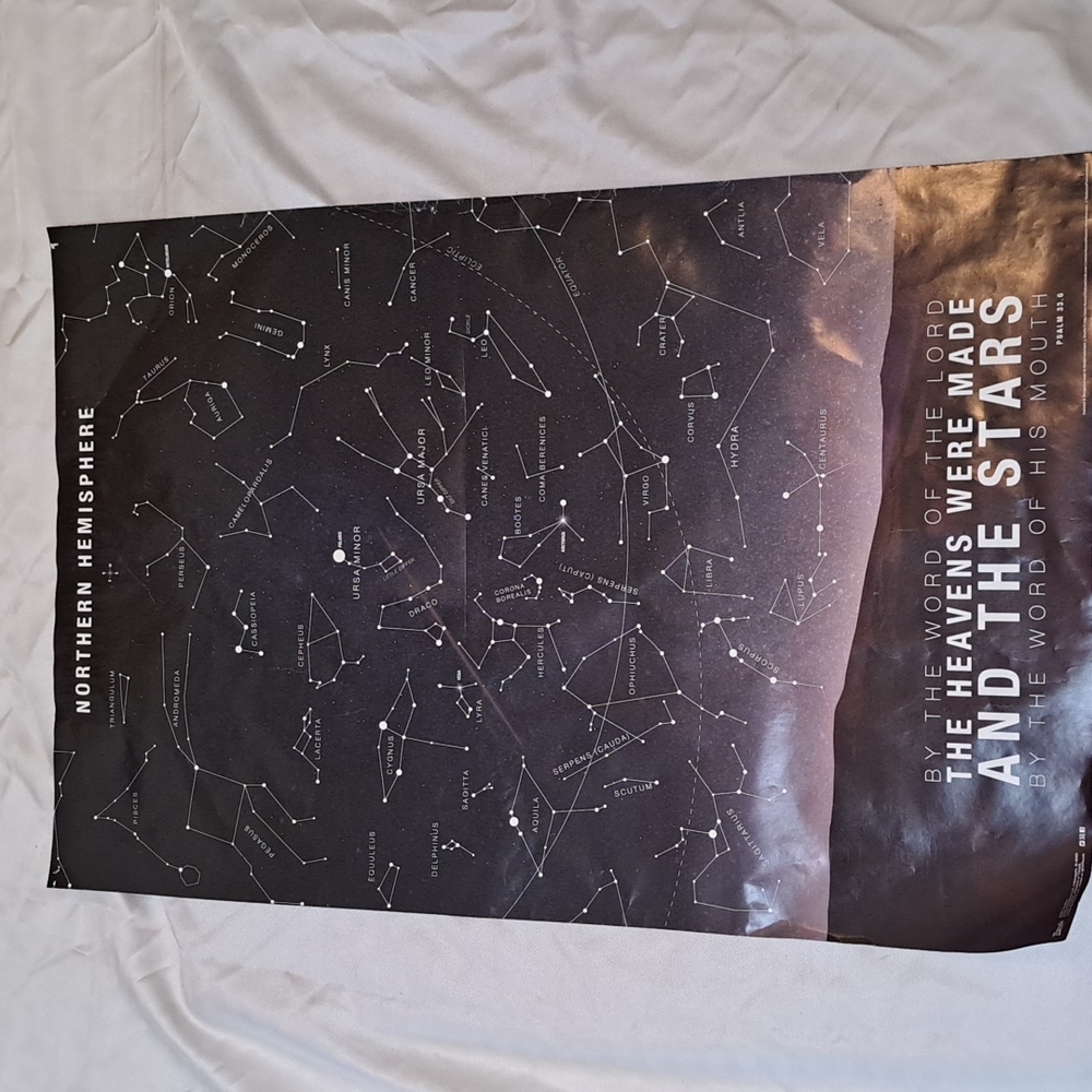 Psalm 33.6 poster